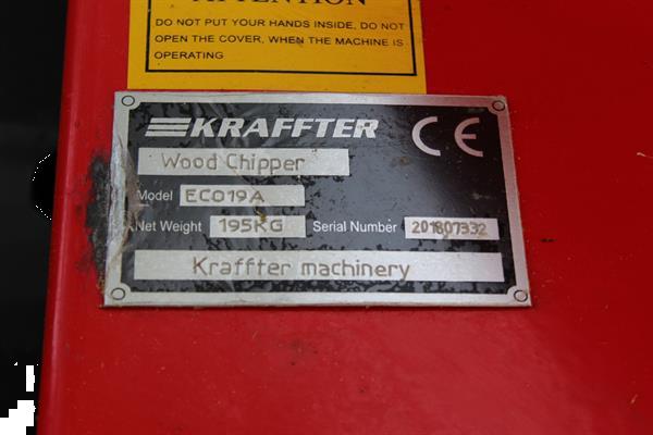 Grote foto kraffter bio versnipperaar 8cm aftakas tuin en terras tuingereedschap