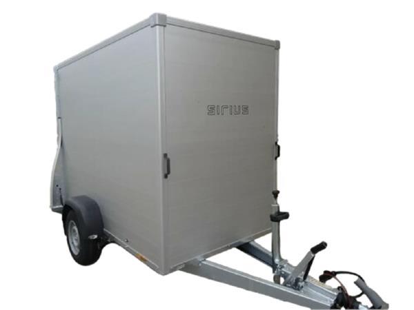 Grote foto siriusg255 aluminium255 x 141 x 190 1300 kg gesloten aanhan auto diversen aanhangers