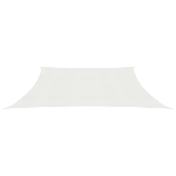 Grote foto vidaxl voile d ombrage 160 g m blanc 3 4x3 m pehd tuin en terras overige tuin en terras