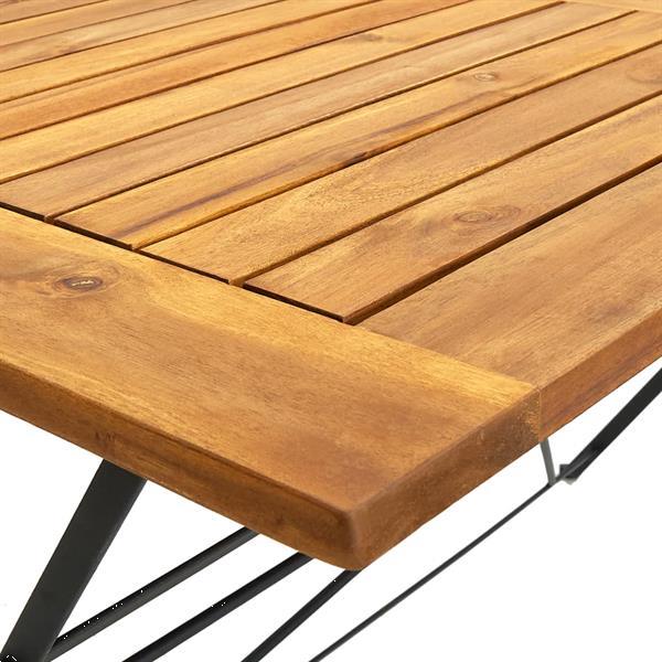 Grote foto vidaxl table pliable de jardin 120x70x74 cm bois d acacia ma tuin en terras tuinmeubelen