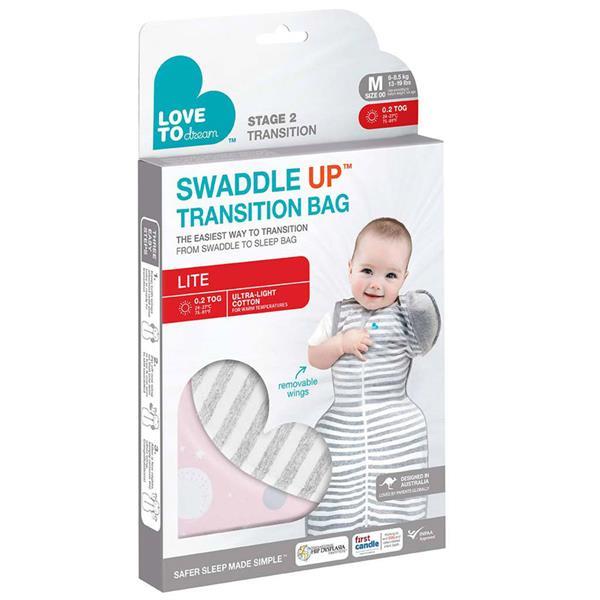 Grote foto love to dream babydoek swaddle up transition bag lite fase 2 kinderen en baby overige