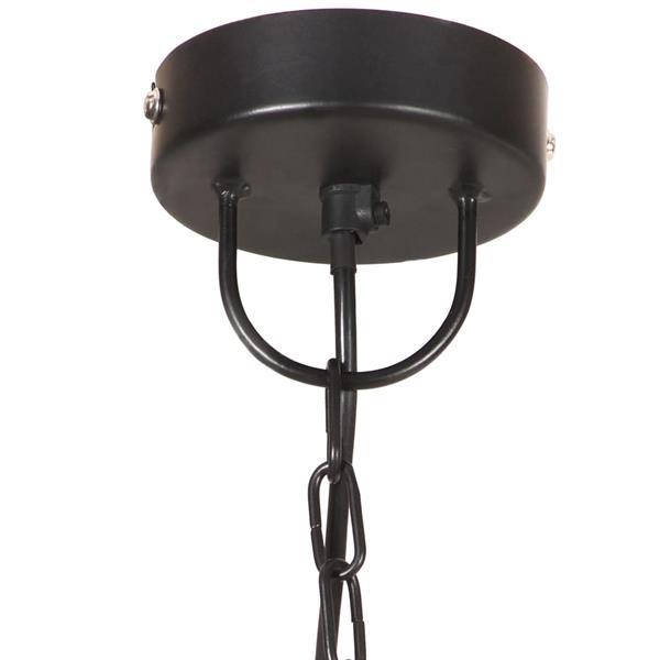 Grote foto vidaxl hanglamp industrieel rond 25 w e27 42 cm zwart huis en inrichting overige
