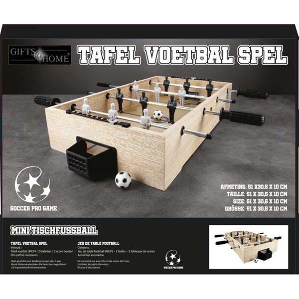 Grote foto houten tafelvoetbalspel kinderen en baby puzzels