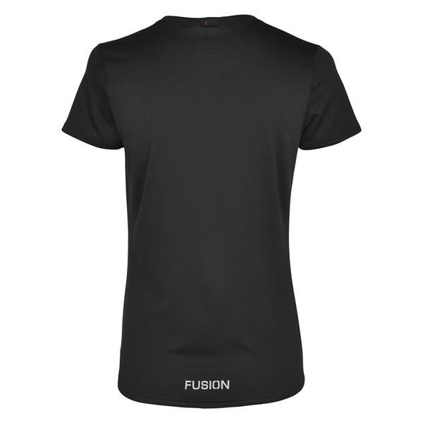 Grote foto fusion nova t shirt black dames size l kleding dames sportkleding