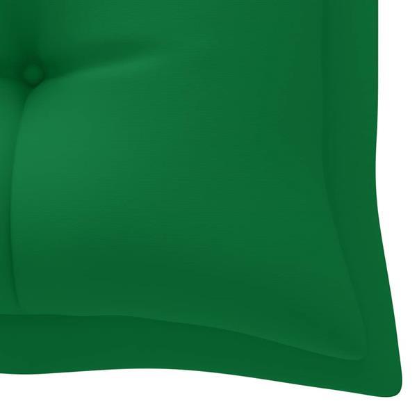 Grote foto vidaxl kussen voor schommelstoel 180 cm stof groen huis en inrichting woningdecoratie