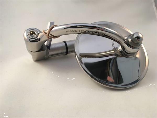 Grote foto halcyon 830 klassieke bar end spiegel rond rvs motoren overige accessoires