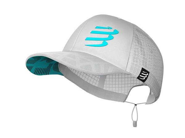 Grote foto compressport racing trucker cap white per stuk sport en fitness fietsen en wielrennen