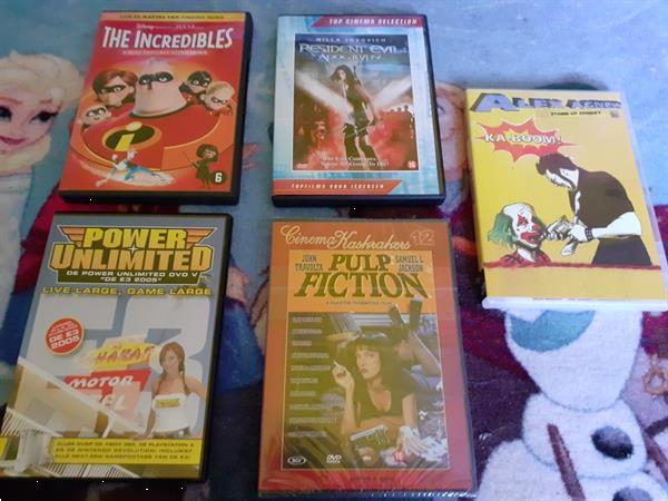 Grote foto verschillende dvd. alex agnew boeken literatuur