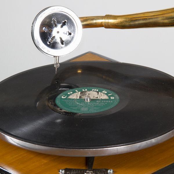 Grote foto grammofoon vierkant old style collectie by homania muziek en instrumenten dj sets en draaitafels