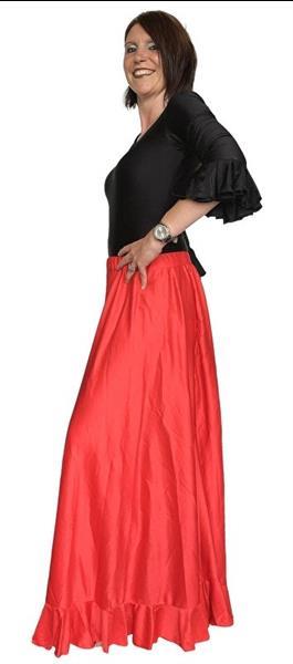 Grote foto spaanse flamenco rok dames rood maat l kleding dames jurken en rokken