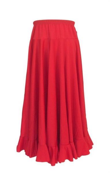 Grote foto spaanse flamenco rok dames rood maat l kleding dames jurken en rokken