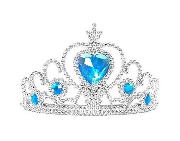 Grote foto prinsessenjurk licht blauw vlinders luxe gratis kroon 4 5 kinderen en baby overige