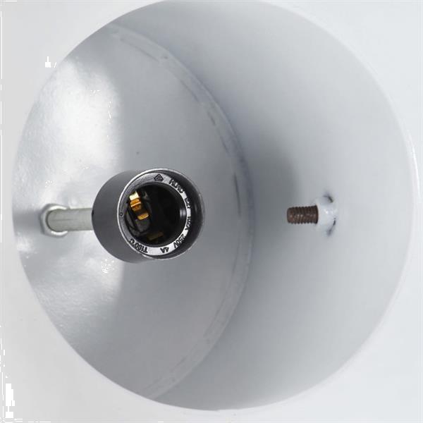 Grote foto vidaxl hanglamp industrieel rond 25 w e27 32 cm mangohout wi huis en inrichting overige