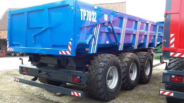 Grote foto gronddumper agrarisch aanhangwagens