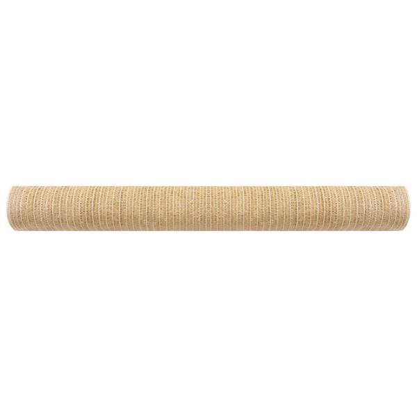 Grote foto vidaxl filet brise vue beige 1 2x10 m pehd 195 g m tuin en terras overige tuin en terras