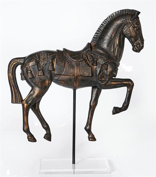 Grote foto totilas sculpture size 39 cm x 12 cm x 46 cm dieren en toebehoren paarden accessoires