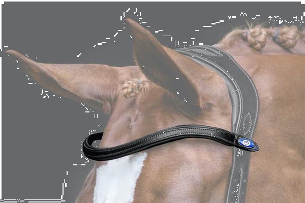 Grote foto browband u shape color black size full dieren en toebehoren paarden accessoires