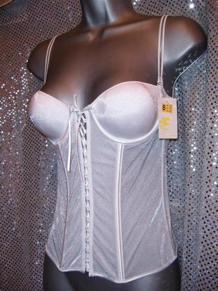 Grote foto prachtig wit torselet met strapless mogelijkheid kleding dames ondergoed en lingerie