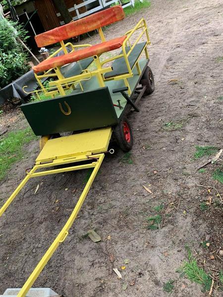 Grote foto pony koets enkelspan dieren en toebehoren rijtuigen en koetsen