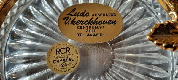 Grote foto rcr italiaanse loodkristallen asbak verzamelen porselein kristal bestek