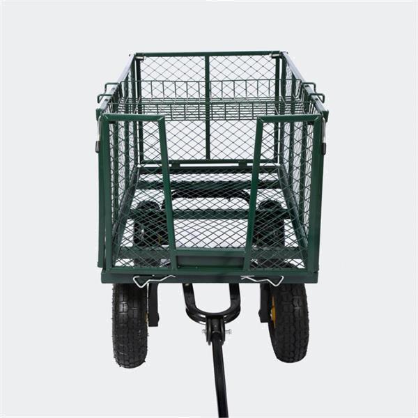 Grote foto xxl tuinkar transportwagen 550 kg met afneembare hoes tuin en terras tuingereedschap
