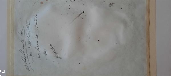 Grote foto inkt pen tekening van mannelijke torso antiek en kunst modern