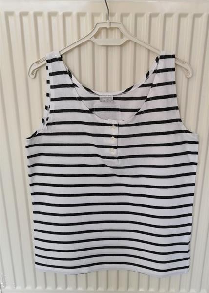 Grote foto vintage gestreepte dames top mt 38 kleding dames tops