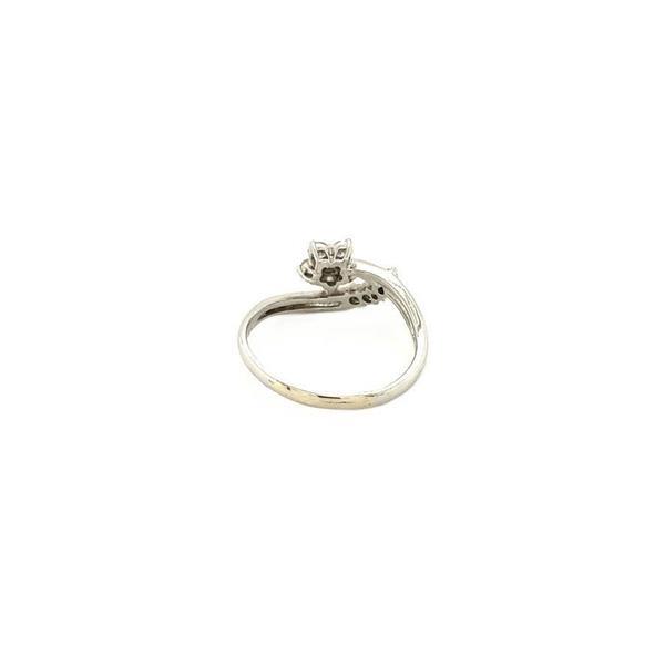 Grote foto platina fantasie ring met diamant 900 kleding dames sieraden