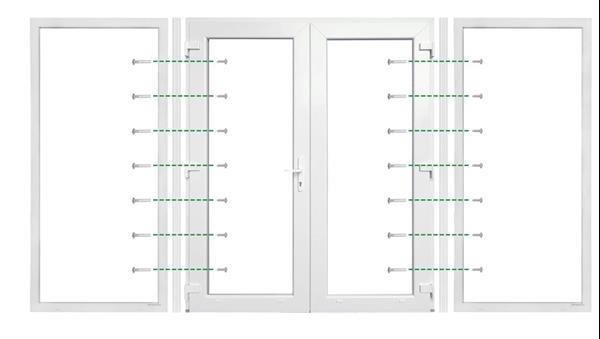 Grote foto deuren dubbele deuren buitendraaiend dubbele deur met 2 doe het zelf en verbouw deuren en horren