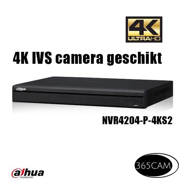 Grote foto dahua 4k poe complete set. plug and play audio tv en foto videobewakingsapparatuur