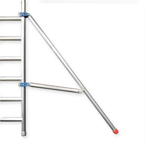 Grote foto rolsteiger basis 135 x 190 x 6 2 meter werkhoogte met lichtg doe het zelf en verbouw ladders en trappen