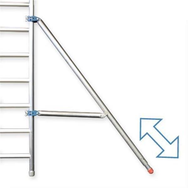 Grote foto rolsteiger standaard 135x250 11 2m werkhoogte dubbele voorlo doe het zelf en verbouw ladders en trappen