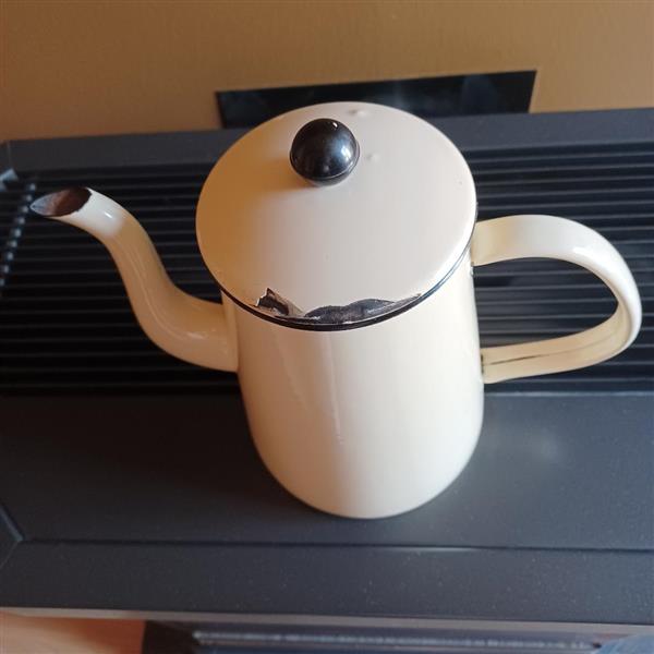 Grote foto 1 emaille koffiepot. antiek en kunst emaille