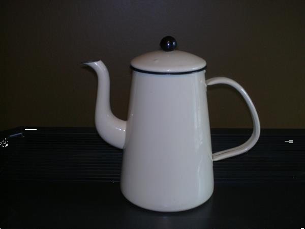 Grote foto 1 emaille koffiepot. antiek en kunst emaille