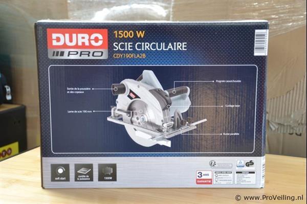 Online Veiling: Duro Pro Handcirkelzaag CDY190FLA2B Kopen