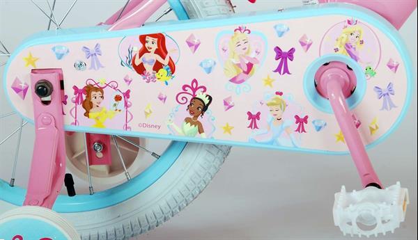 Grote foto disney princess meisjesfiets 16 inch roze fietsen en brommers kinderfietsen