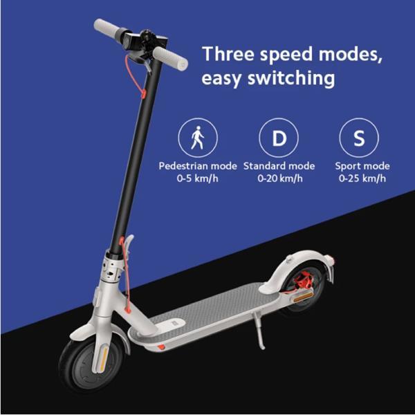 Grote foto mi electric scooter 3 ultralight off road smart e step 6 sport en fitness skeeleren en skaten