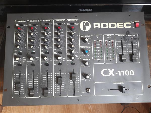 Grote foto rodec cx 1100 mixer audio tv en foto mengpanelen