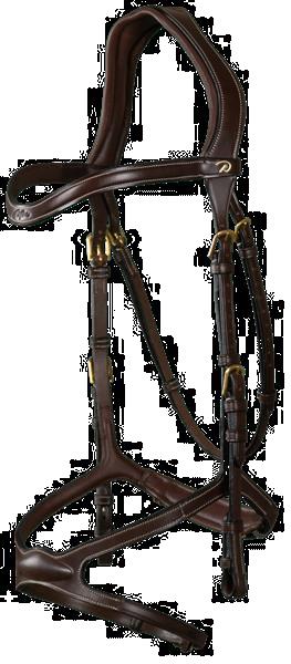 Grote foto x fit bridle d collection color brown size full dieren en toebehoren paarden accessoires