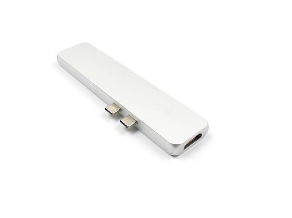 Grote foto drphone 7 in 1 usb c hub dual type c dock 5k output 40 gb computers en software netwerkkaarten routers en switches