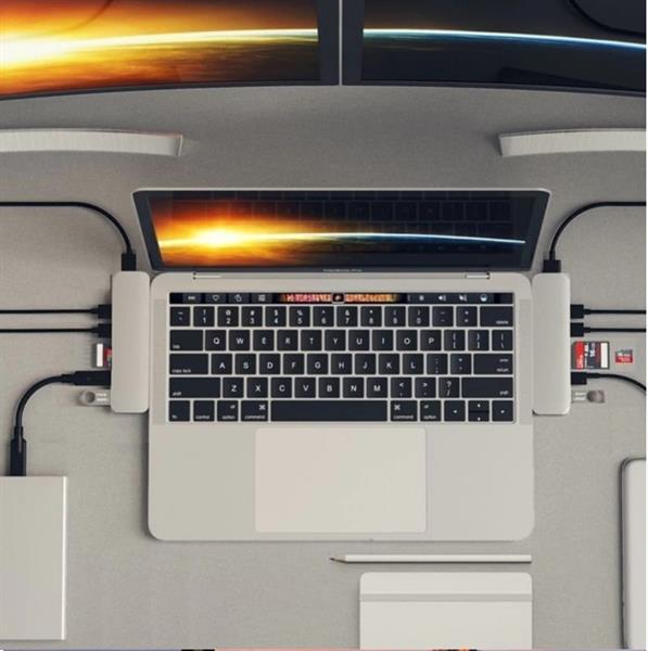 Grote foto drphone 7 in 1 usb c hub dual type c dock 5k output 40 gb computers en software netwerkkaarten routers en switches