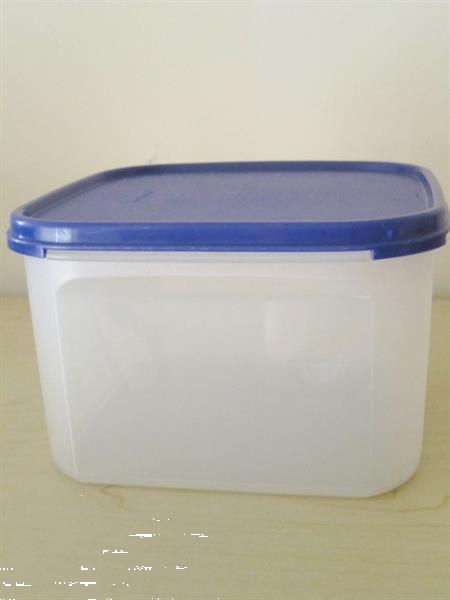 Grote foto tupperware vierkante ruimtespaarder 2 6 liter huis en inrichting tupperware