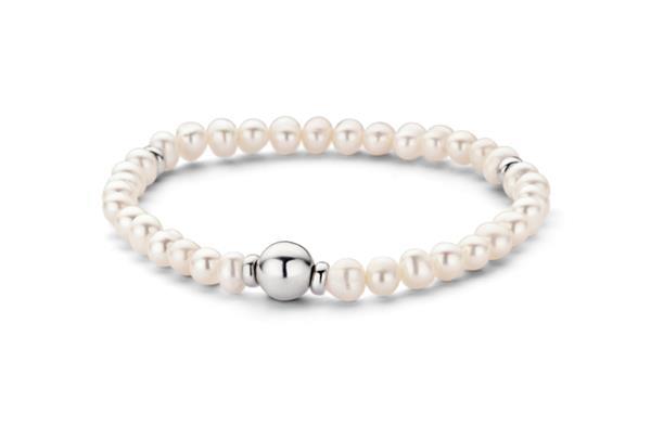 Grote foto witte zoetwaterparel armband van my imenso 27 0331 m kleding dames sieraden