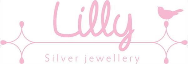 Grote foto lilly zilveren oorhangers met roze parelmoer harthangers kleding dames sieraden