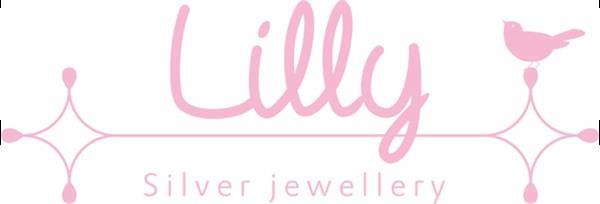 Grote foto lilly zilveren kinderhanger met roze parelmoer hartje kleding dames sieraden