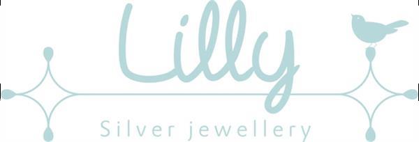 Grote foto lilly zilveren oorknopjes met ovaalvormige plaatjes en blauw kleding dames sieraden