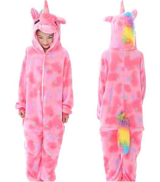 Grote foto eenhoorn unicorn onesie roze gratis ketting maat 116 122 kinderen en baby overige