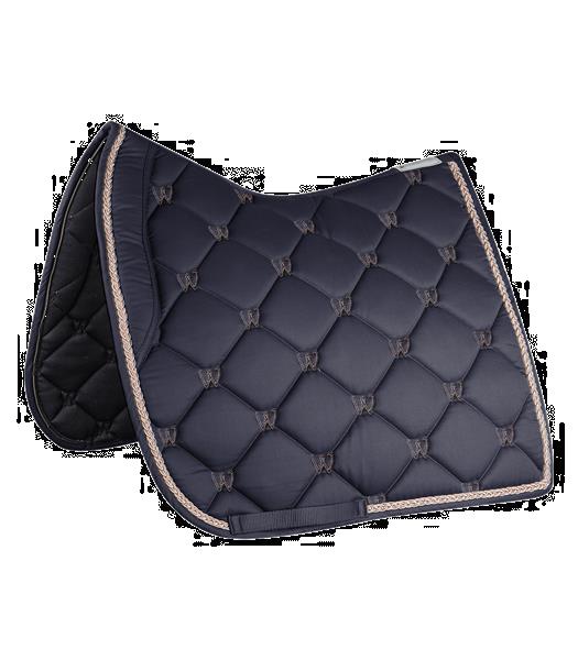 Grote foto valencia saddle pad color nightblue silver size dress dieren en toebehoren paarden accessoires