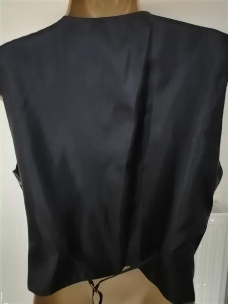 Grote foto chique zwart bruine gilet zonder mouwen nieuw kleding dames truien en vesten