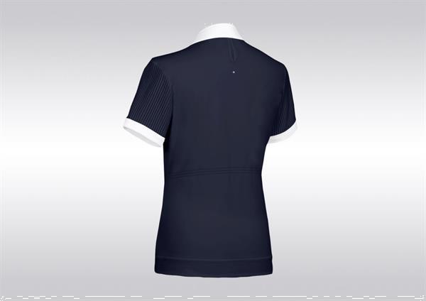 Grote foto short sleeve show shirt apolline color navy size l dieren en toebehoren paarden accessoires